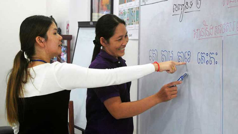 柬埔寨成人识字率出现显着增长！