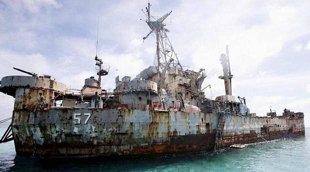 赖在仁爱礁23年的菲律宾军人：住破船，通讯靠蓄电池，苦不堪言