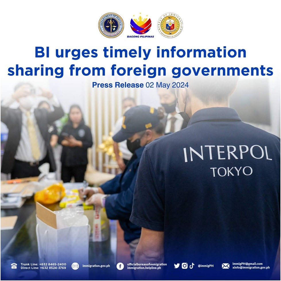菲律宾去年共拒绝3300外国人入境 促外国同行及时分享信息
