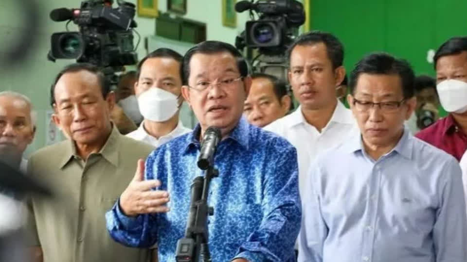 洪森：柬埔寨一政党与沈良西有联系