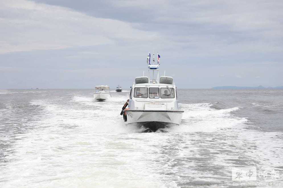 欧盟捐赠7艘巡逻艇 助柬打击海域渔业犯罪