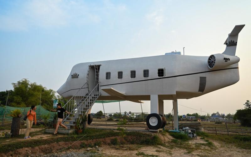柬埔寨“飞机屋”